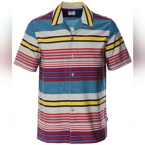 Paul Smith Casual Fit Striped Short Sleeve Shirt XS NWOT cotton Portugal